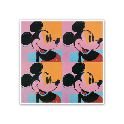Homage to Warhol - Mickey Mouse cm 50x50