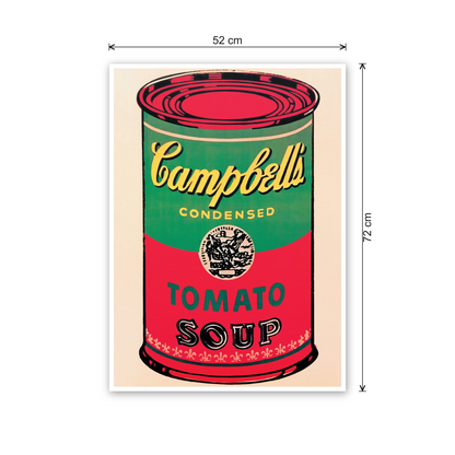 Homage to Warhol - Campbell Soup Can 1965 cm 50x70 - misure