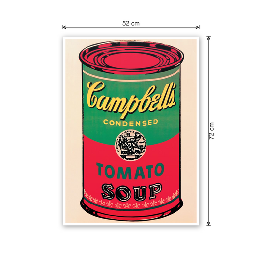 Homage to Warhol - Campbell Soup Can 1965 cm 50x70 - misure