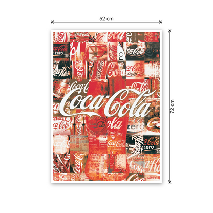 Homage to Coke Patchwork cm 50x70 - misure
