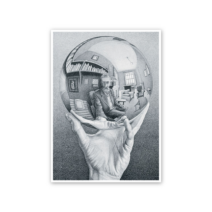 Homage to Escher - Hand With Globe cm 50x70