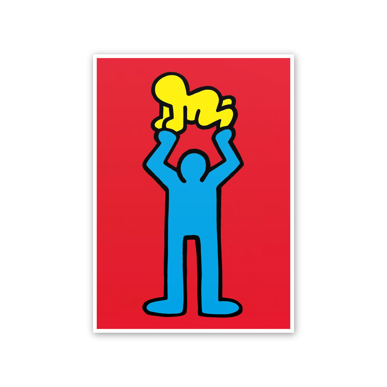 Homage to Haring - Untitled cm 50x70