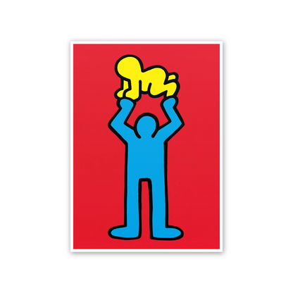 Homage to Haring - Untitled cm 50x70