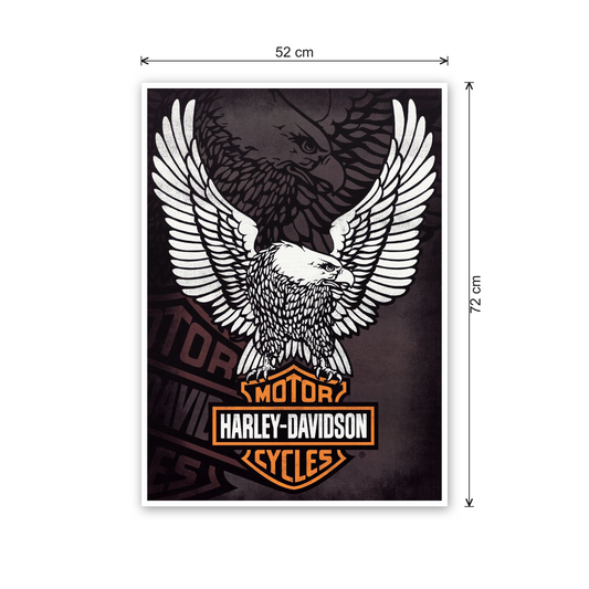 Homage to Harley Davidson cm 50x70 - misure