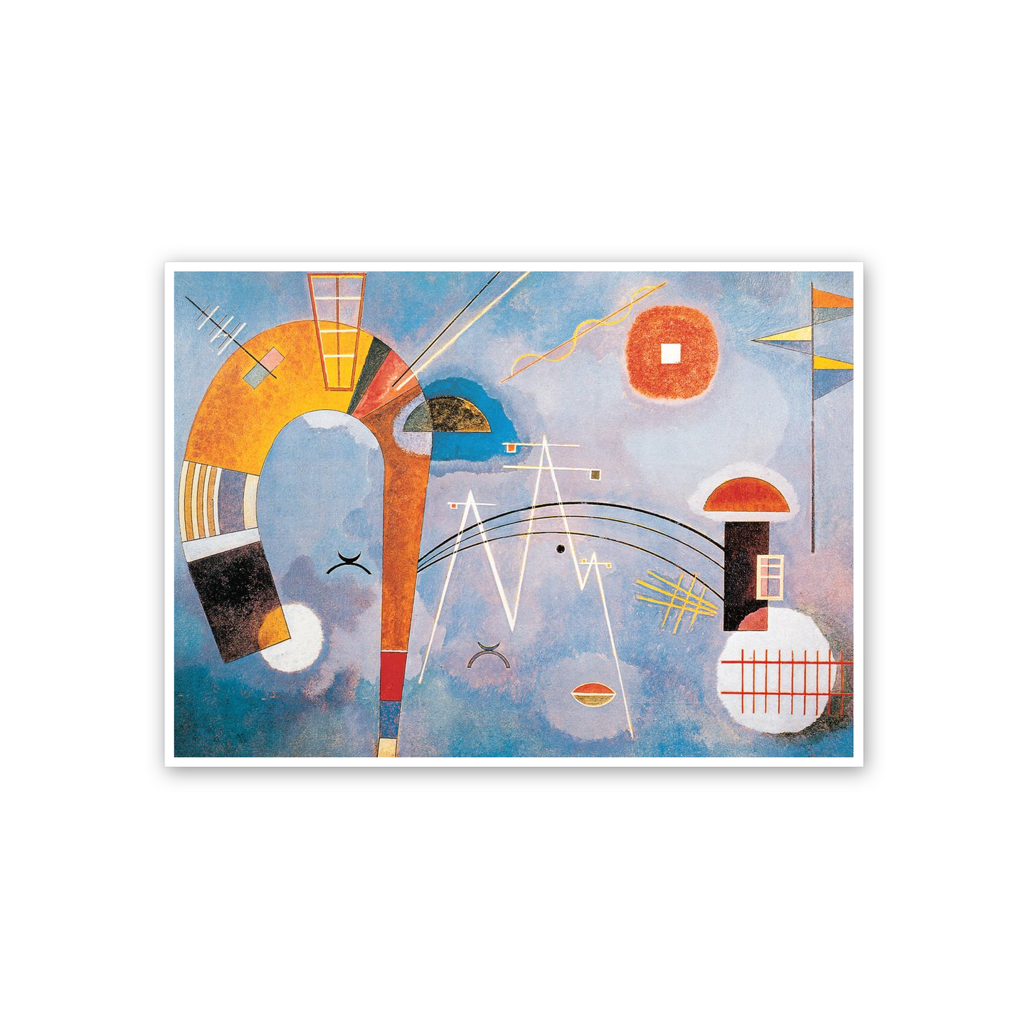 Homage to Kandinsky - Round and Pointed cm 70x50