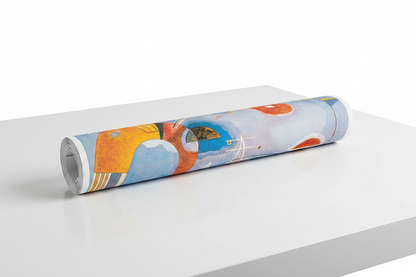 Homage to Kandinsky - Round and Pointed - cm 72x52 - Poster