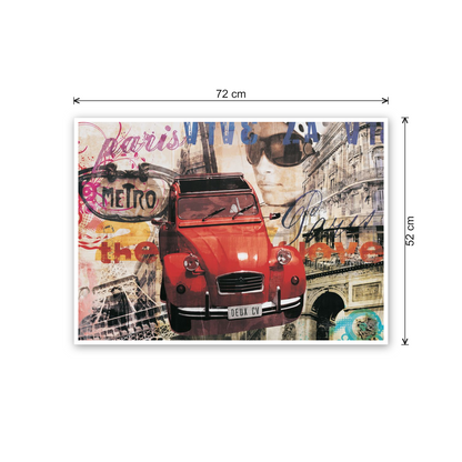 Homage to Deux Cv cm 70x50 - misure