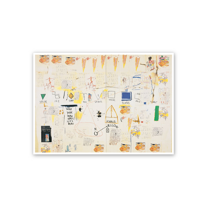 Homage to Basquiat - Icarus Esso cm 70x50