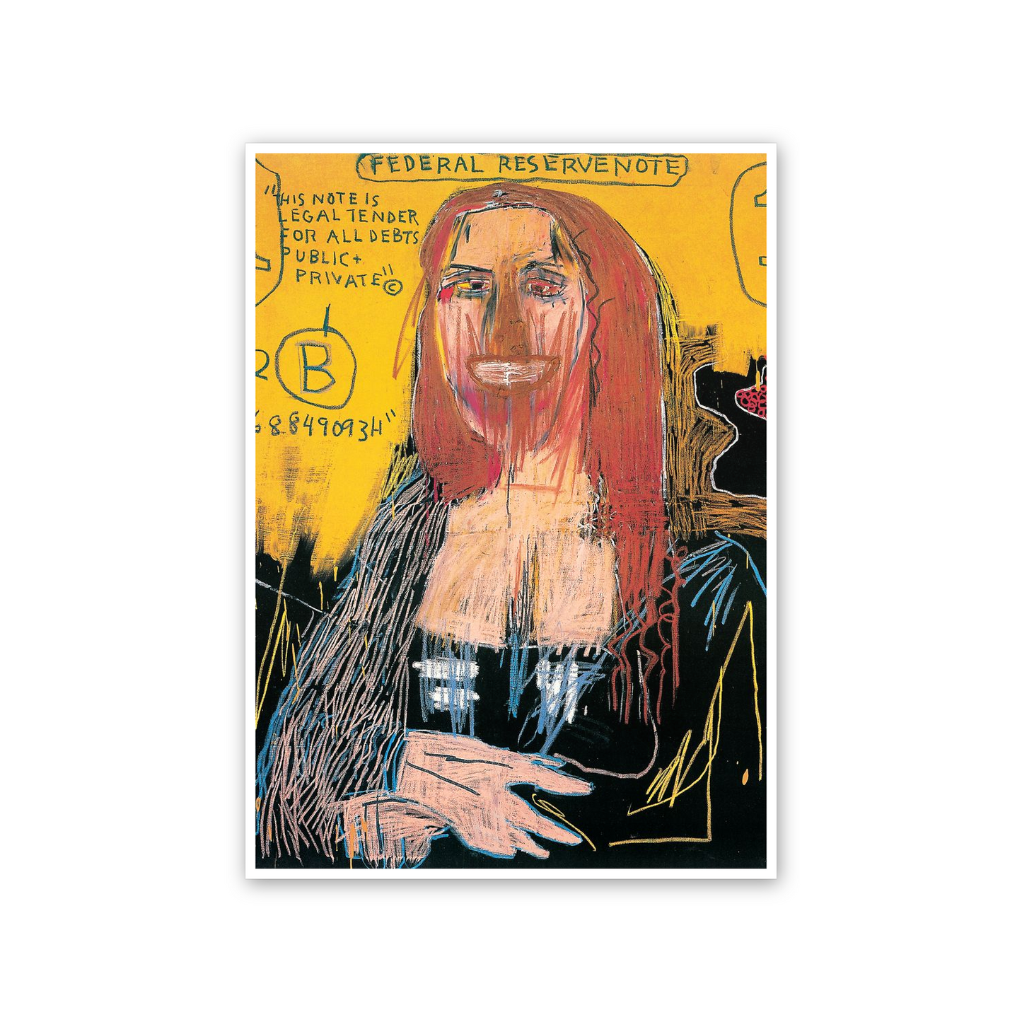 Homage to Basquiat - Mona Lisa cm 50x70