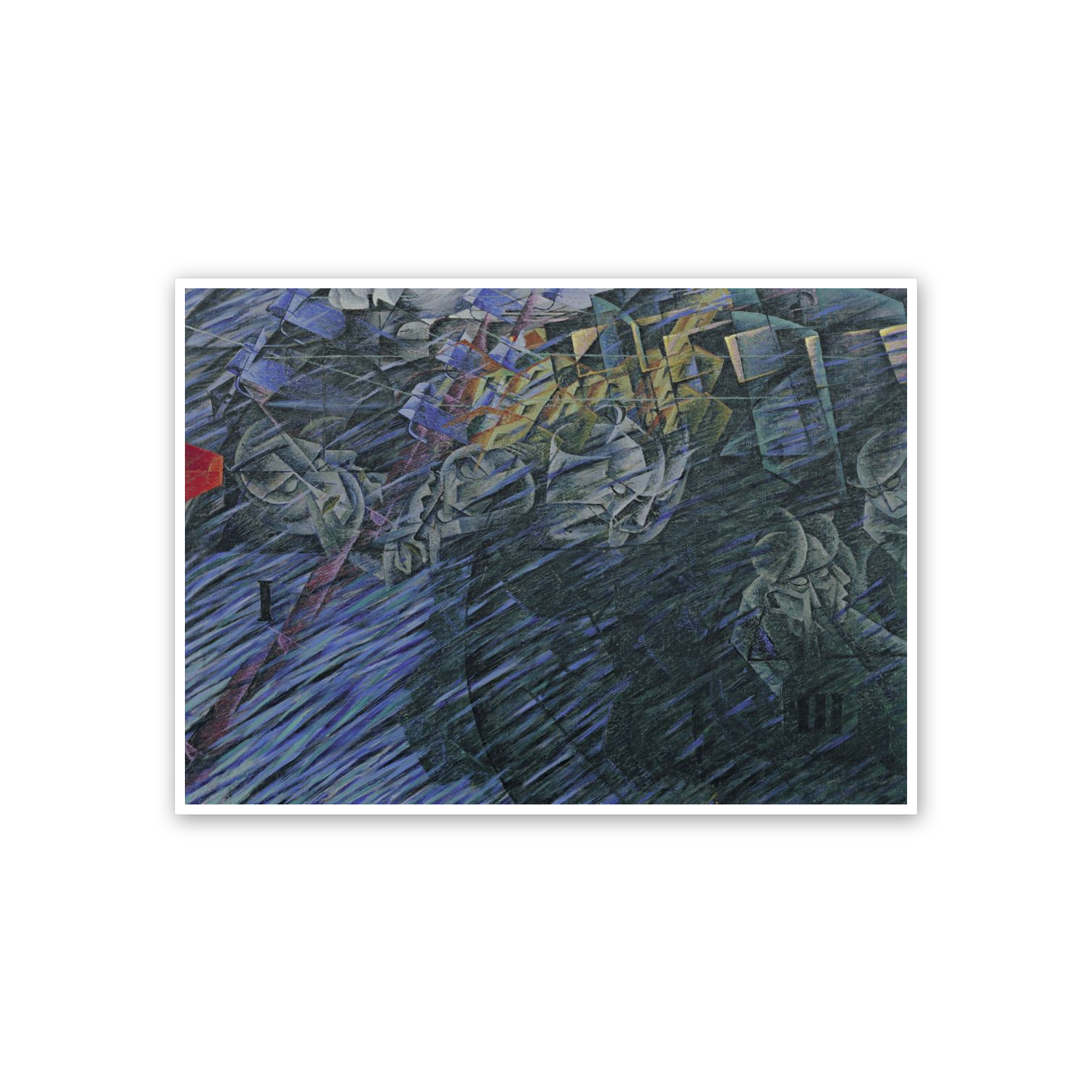 Homage to Boccioni - States Of Mind II cm 70x50