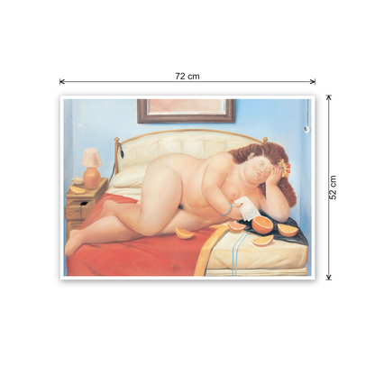 Homage to Botero - The Letter cm 70x50 - misure