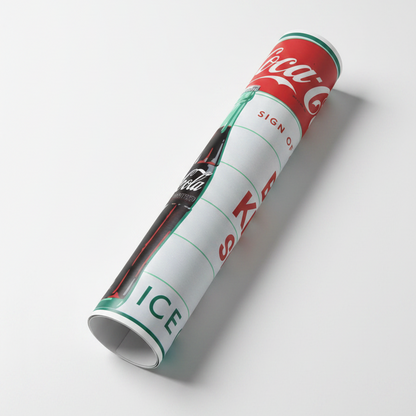 Homage to Coke big size - cm 52x72 - Poster