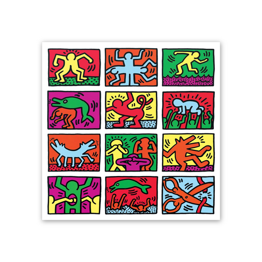 Homage to Haring - Retrospect 1989 cm 50x50