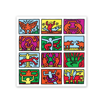 Homage to Haring - Retrospect 1989 cm 50x50