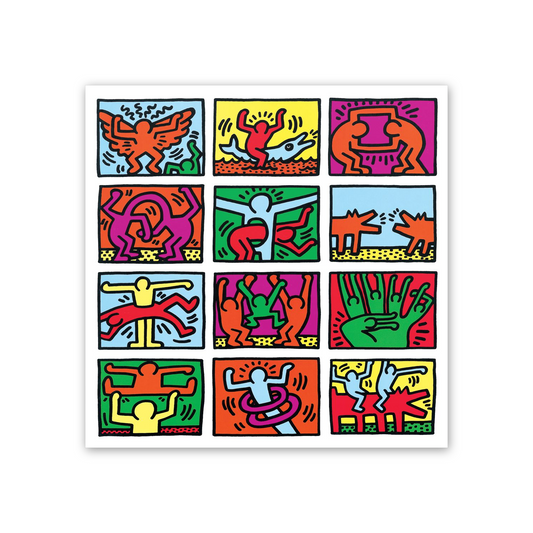 Homage to Haring - Retrospect 1989 cm 50x50