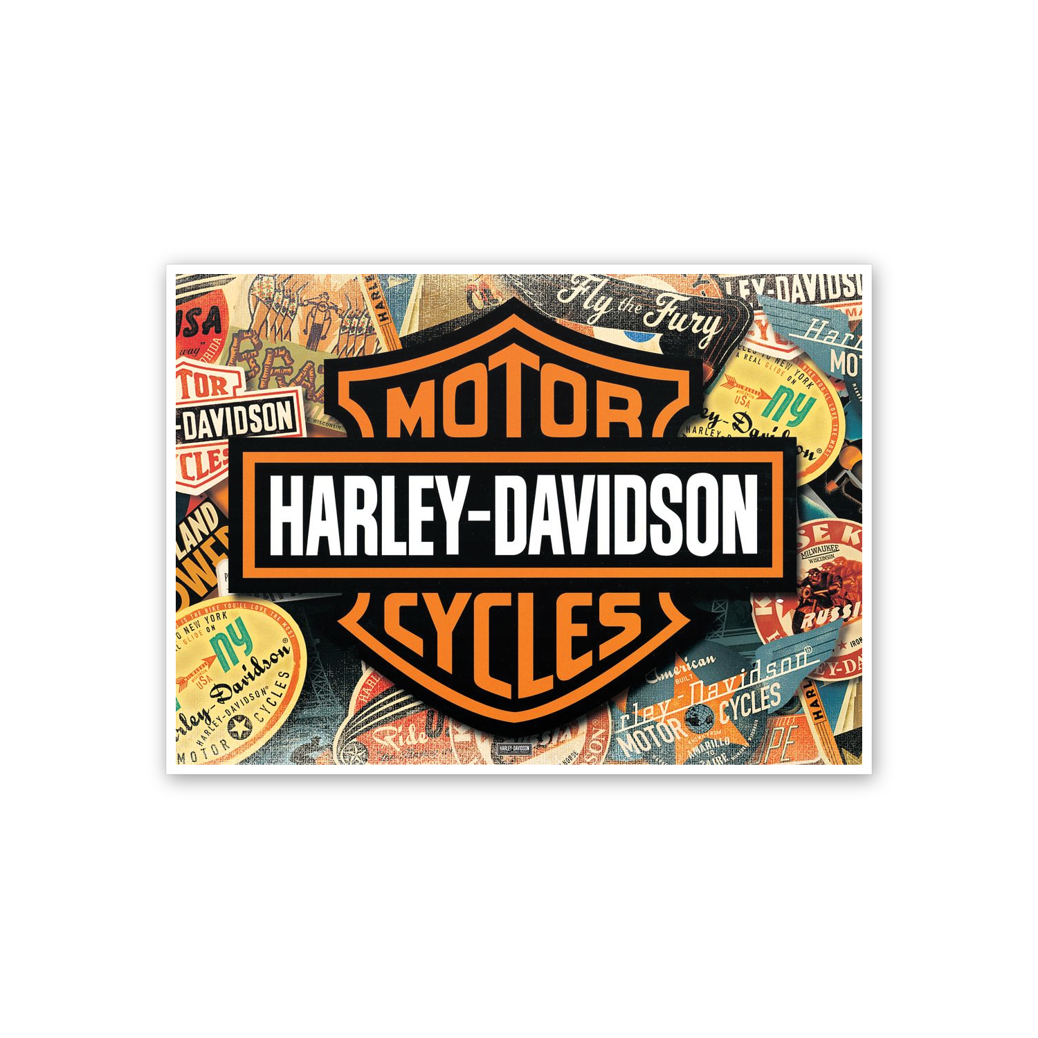 Homage to Harley Davidson Travel cm 70x50