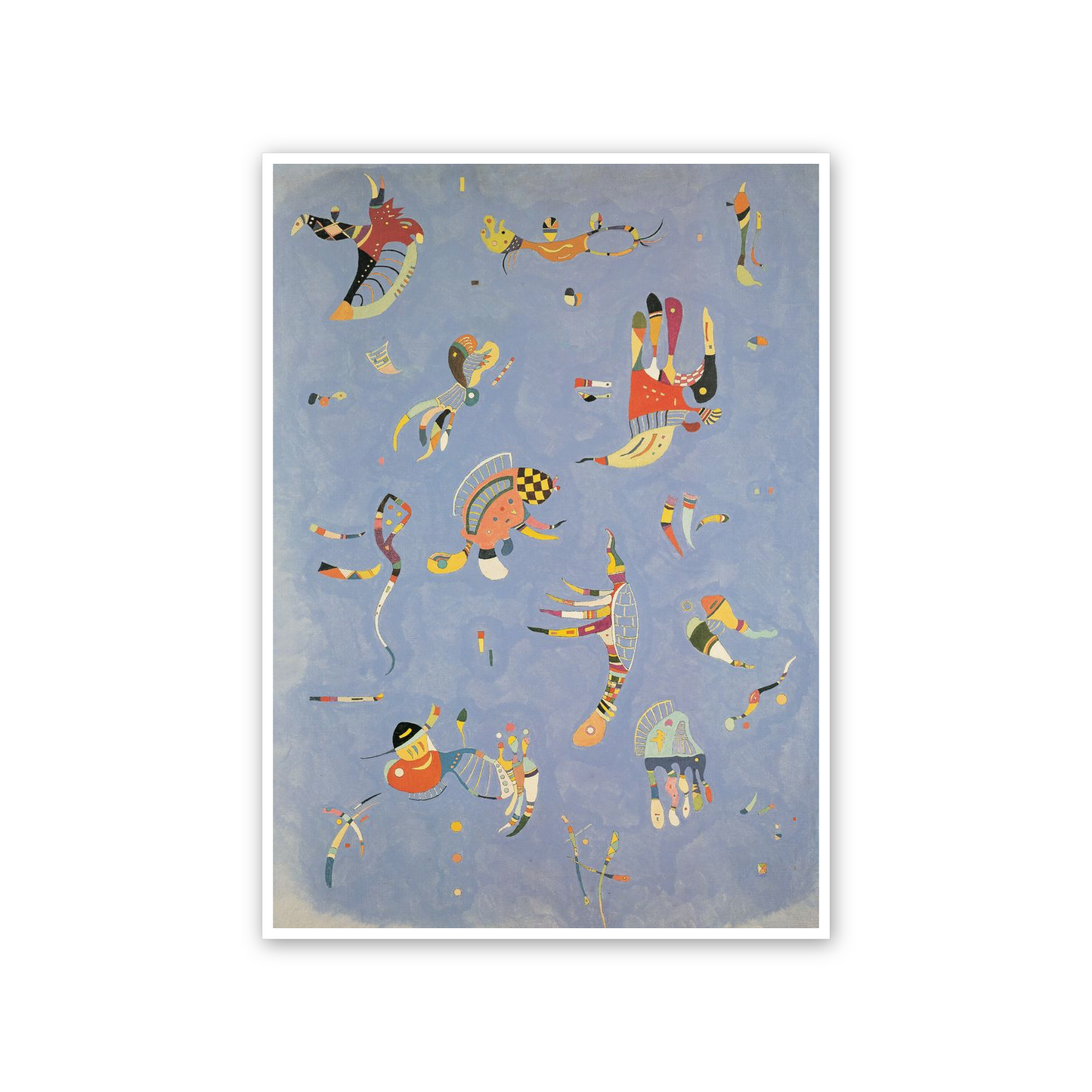 Homage to Kandinsky - Blue Sky cm 50x70