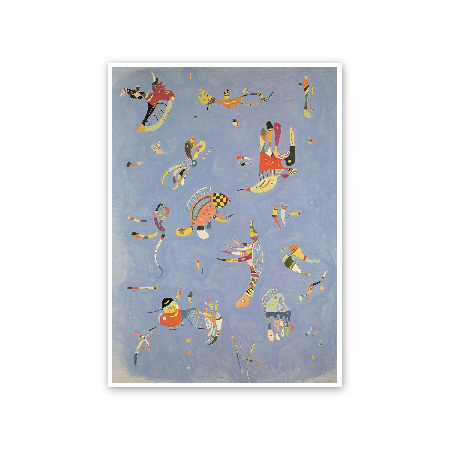 Homage to Kandinsky - Blue Sky cm 50x70