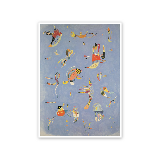 Homage to Kandinsky - Blue Sky cm 50x70