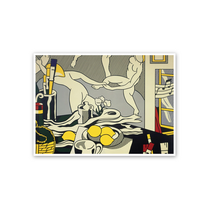 Homage to Lichtenstein - Artist's Studio The Dance cm 70x50