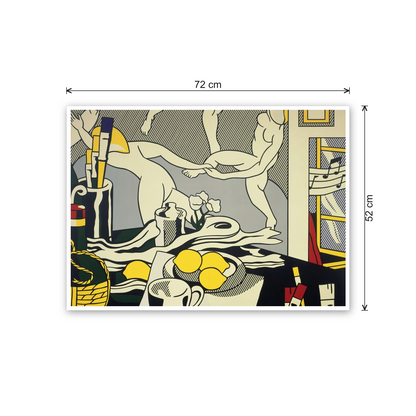 Homage to Lichtenstein - Artist's Studio The Dance cm 70x50 - misure
