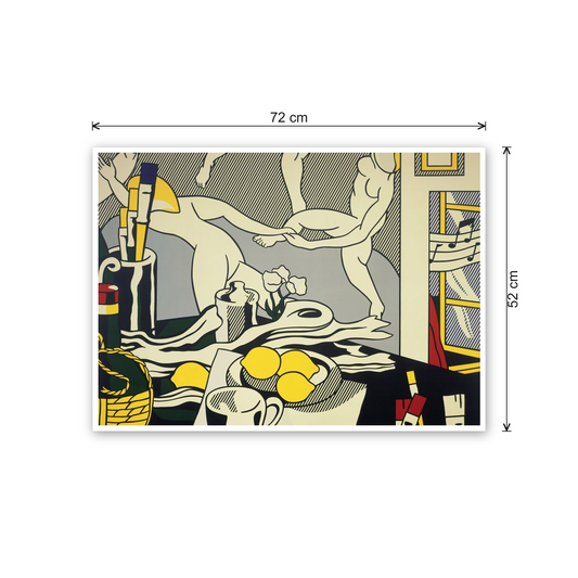 Homage to Lichtenstein - Artist's Studio The Dance cm 70x50 - misure