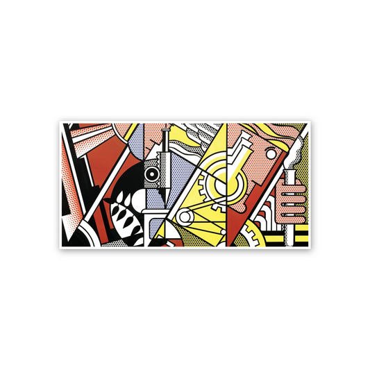 Homage to Lichtenstein - Peace Through Chemistry I cm 100x50