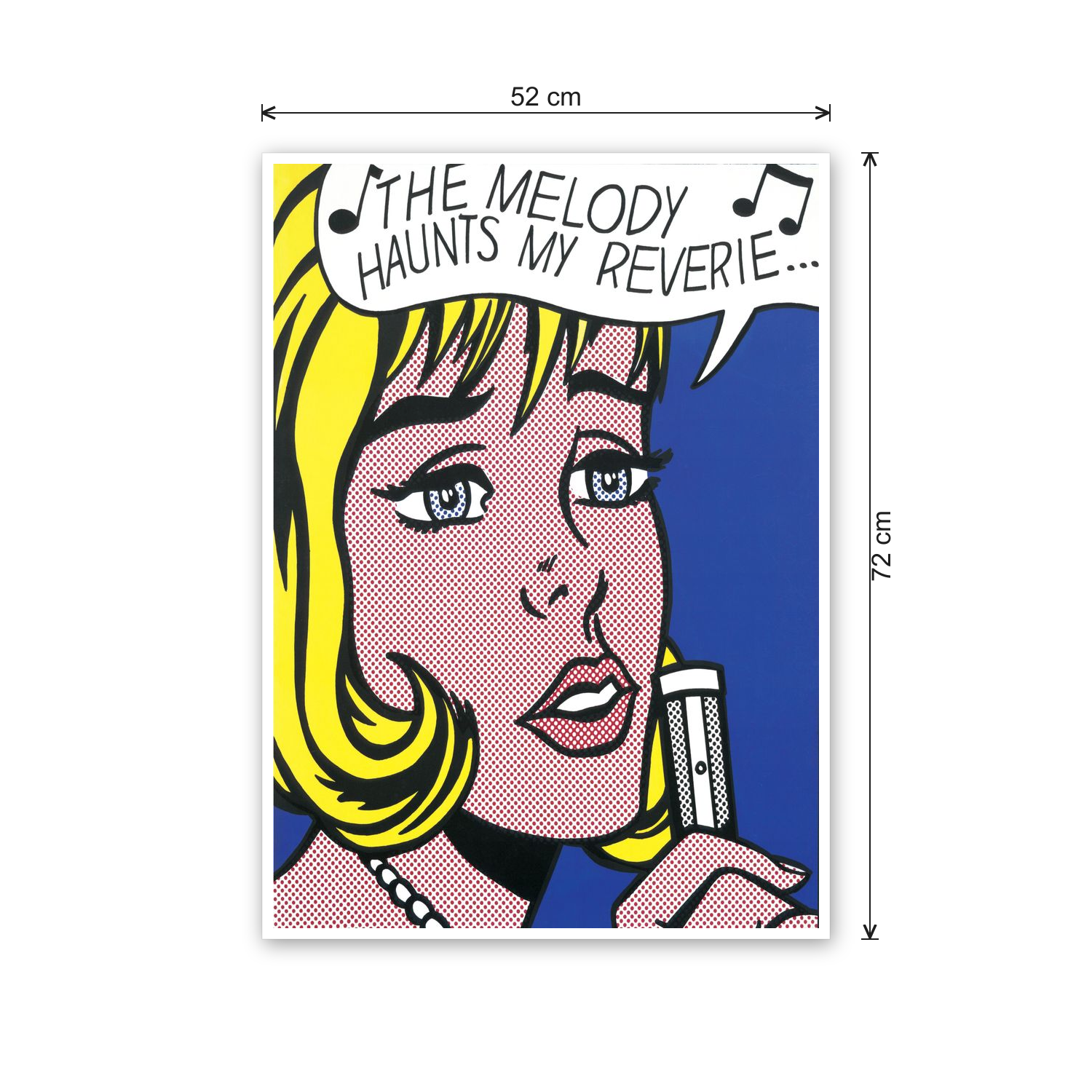 Homage to Lichtenstein - Reverie From 11 Pop Artist Vol.2 cm 50x70 - misure