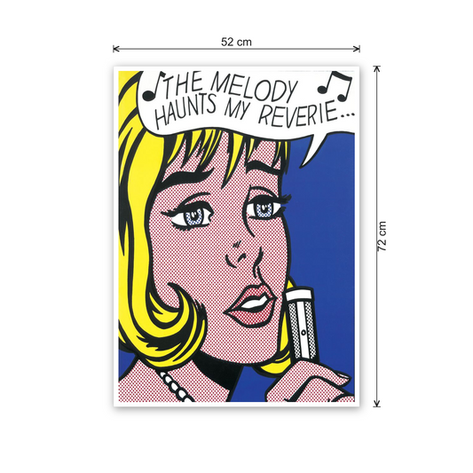 Homage to Lichtenstein - Reverie From 11 Pop Artist Vol.2 cm 50x70 - misure