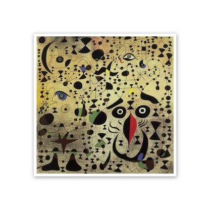 Homage to Mirò - The Beautiful Bird? cm 50x50