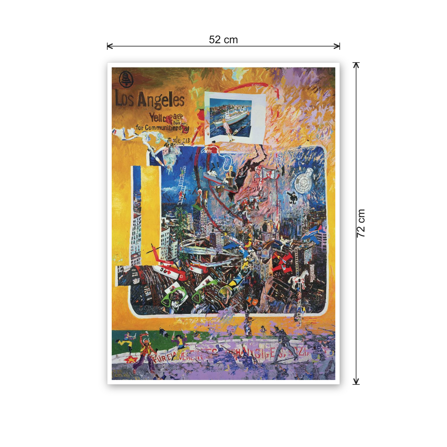 Homage to Morley - The Day Of The Locust cm 50x70 - misure
