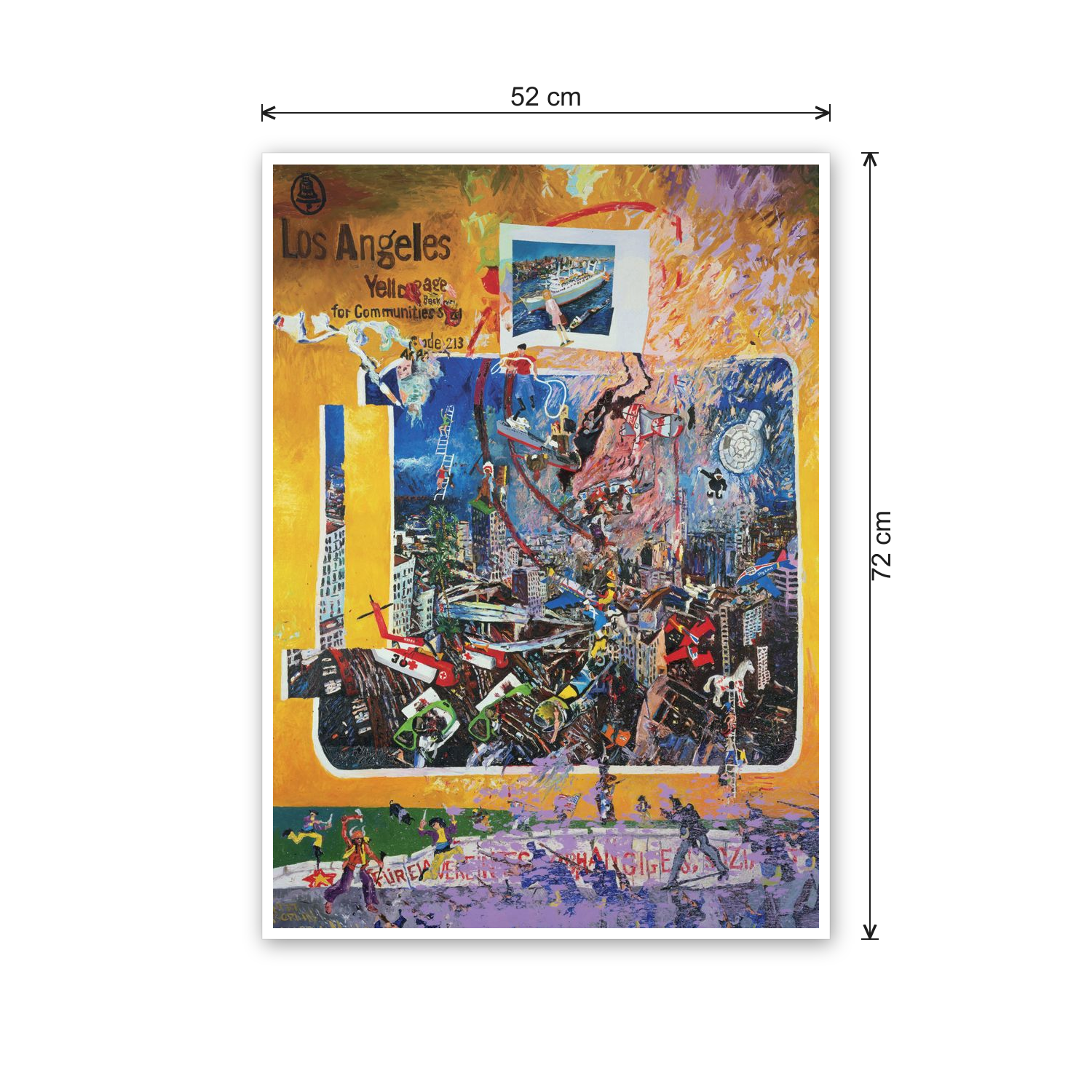 Homage to Morley - The Day Of The Locust cm 50x70 - misure