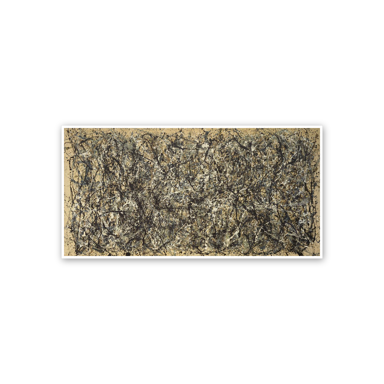 Homage to Pollock - One Number 31, 1950 cm 100x50
