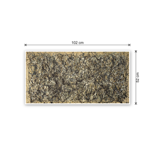 Homage to Pollock - One Number 31, 1950 cm 100x50 - misure