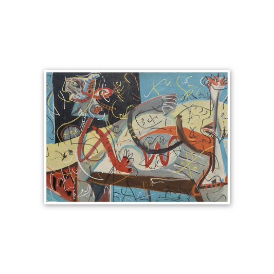Homage to Pollock - Stenographic Figure cm 70x50