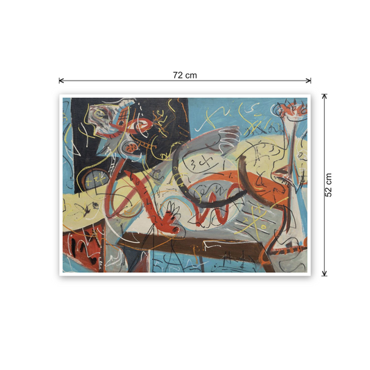 Homage to Pollock - Stenographic Figure cm 70x50 - misure