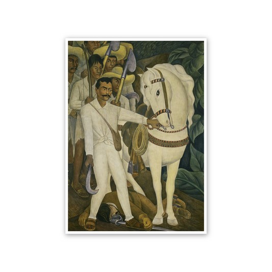 Homage to Rivera - Agrarian Leader Zapata cm 50x70