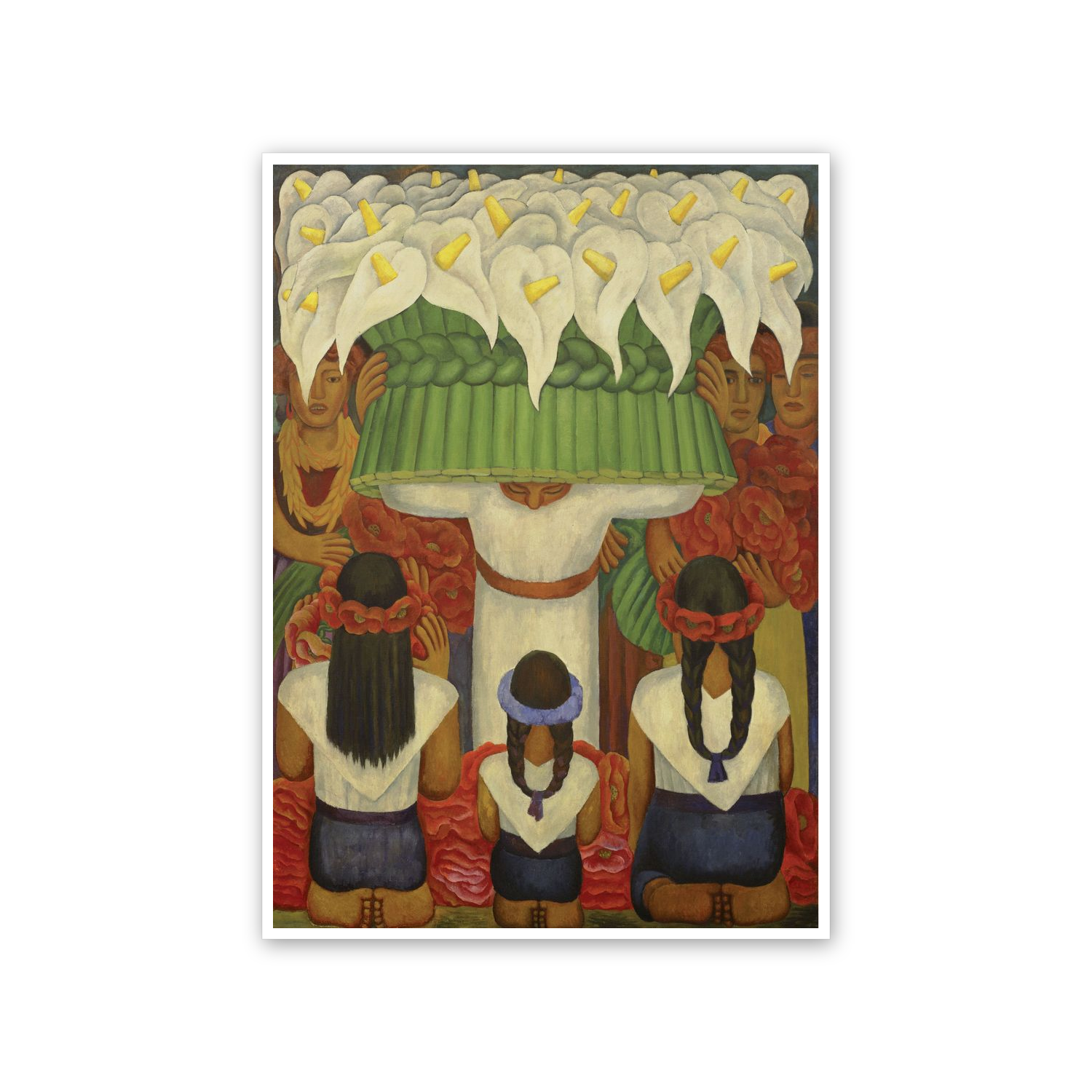 Homage to Rivera - Flower Festival Feast Of Santa Anita cm 50x70