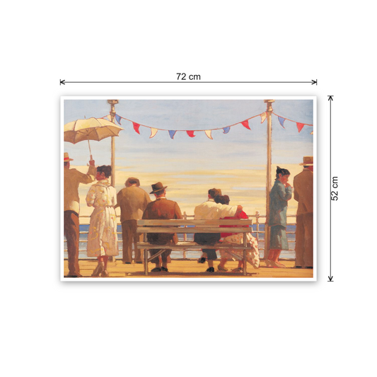 Homage to Vettriano - The Pier cm 70x50 - misure