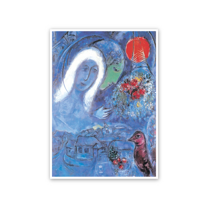 Homage to Chagall - Field of Mars cm 50x70