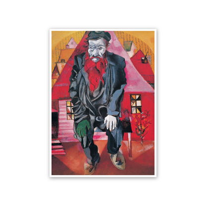 Homage to Chagall - Jew in Pink cm 50x70