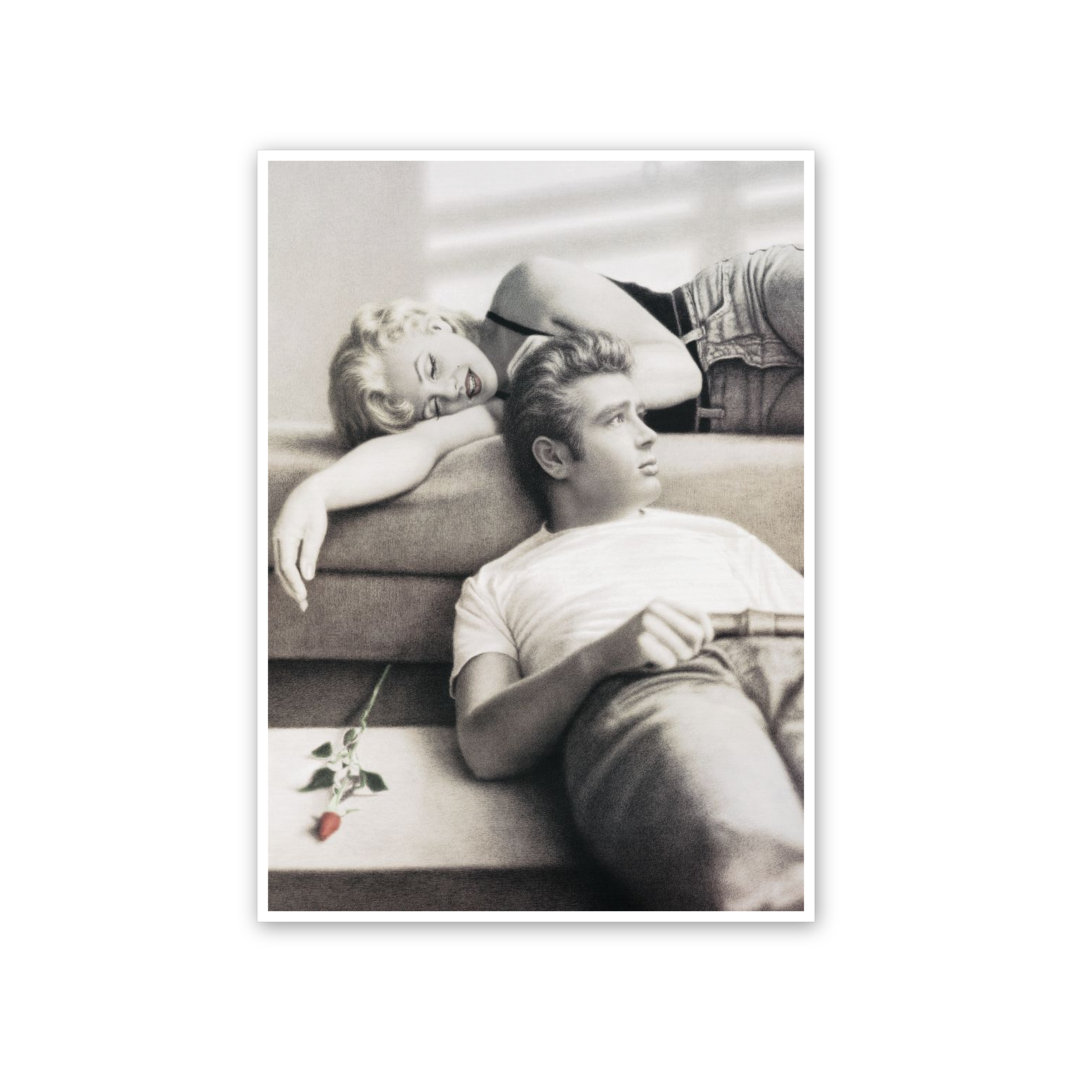 James and Marilyn cm 50x70