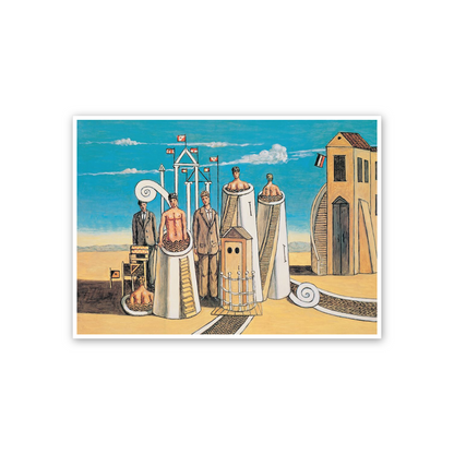 Homage to De Chirico - Mysterious Baths cm 70x50