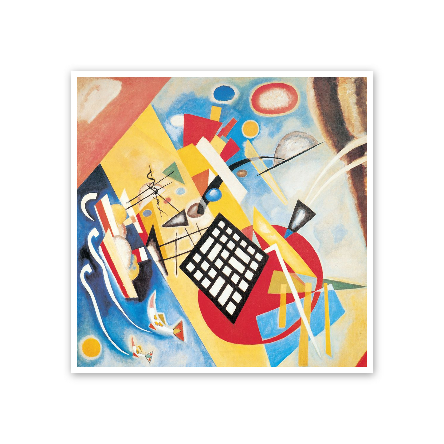 Homage to Kandinsky - Black Pattern, 1922 cm 50x50