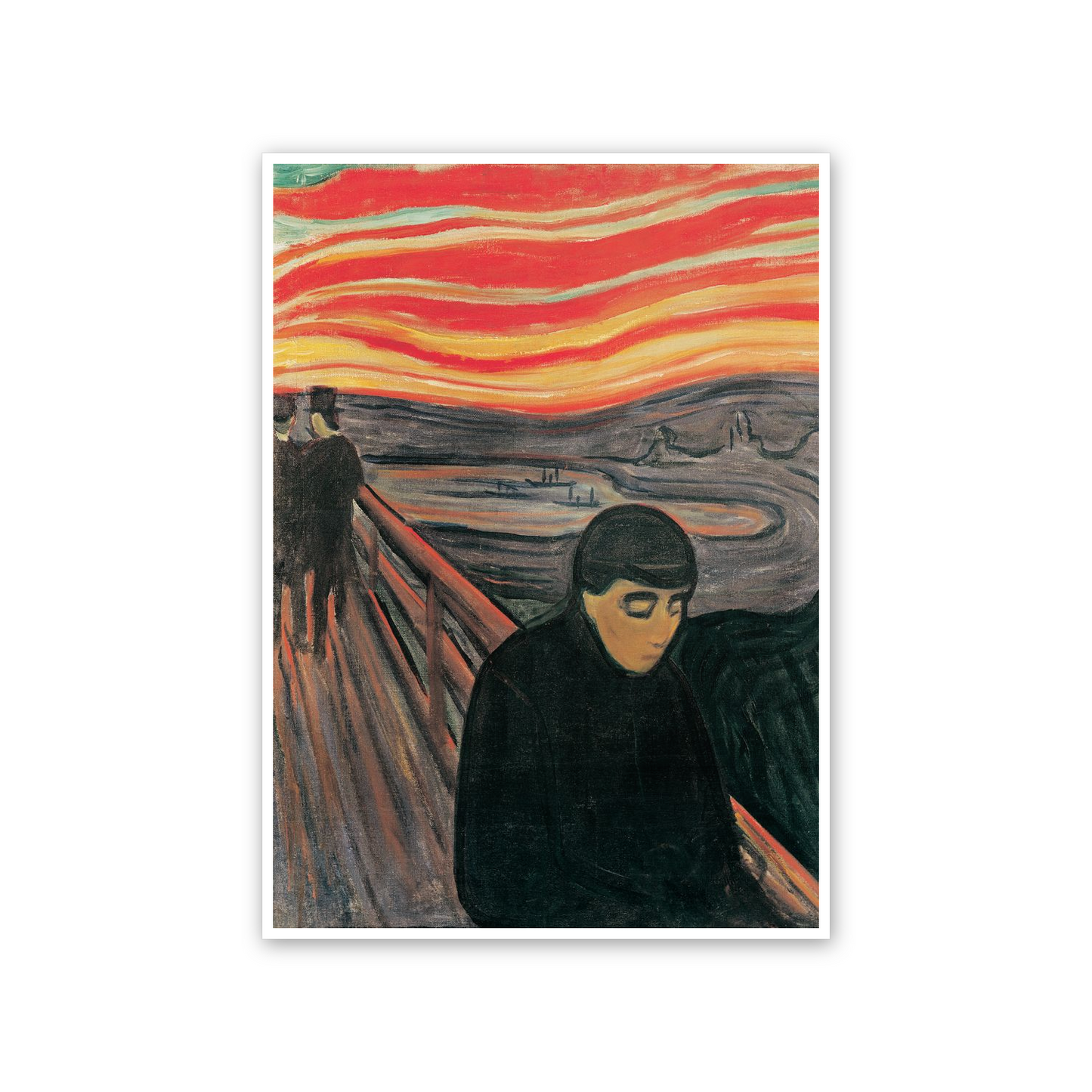 Homage to Munch - Despair 1894 cm 50x70