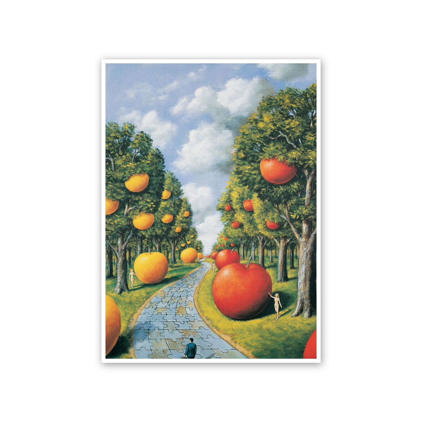Homage to Olbinski - Apple Trees cm 50x70