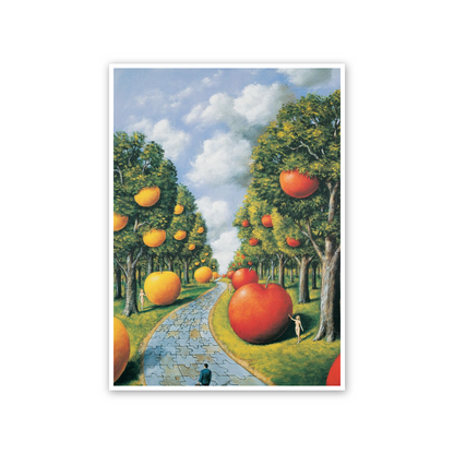 Homage to Olbinski - Apple Trees cm 50x70
