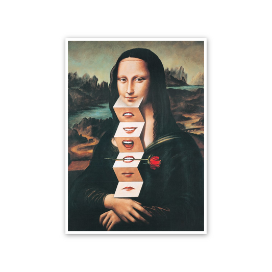 Homage to Olbinski - Rehearsal For An Icon 2001 - Mona Lisa cm 50x70