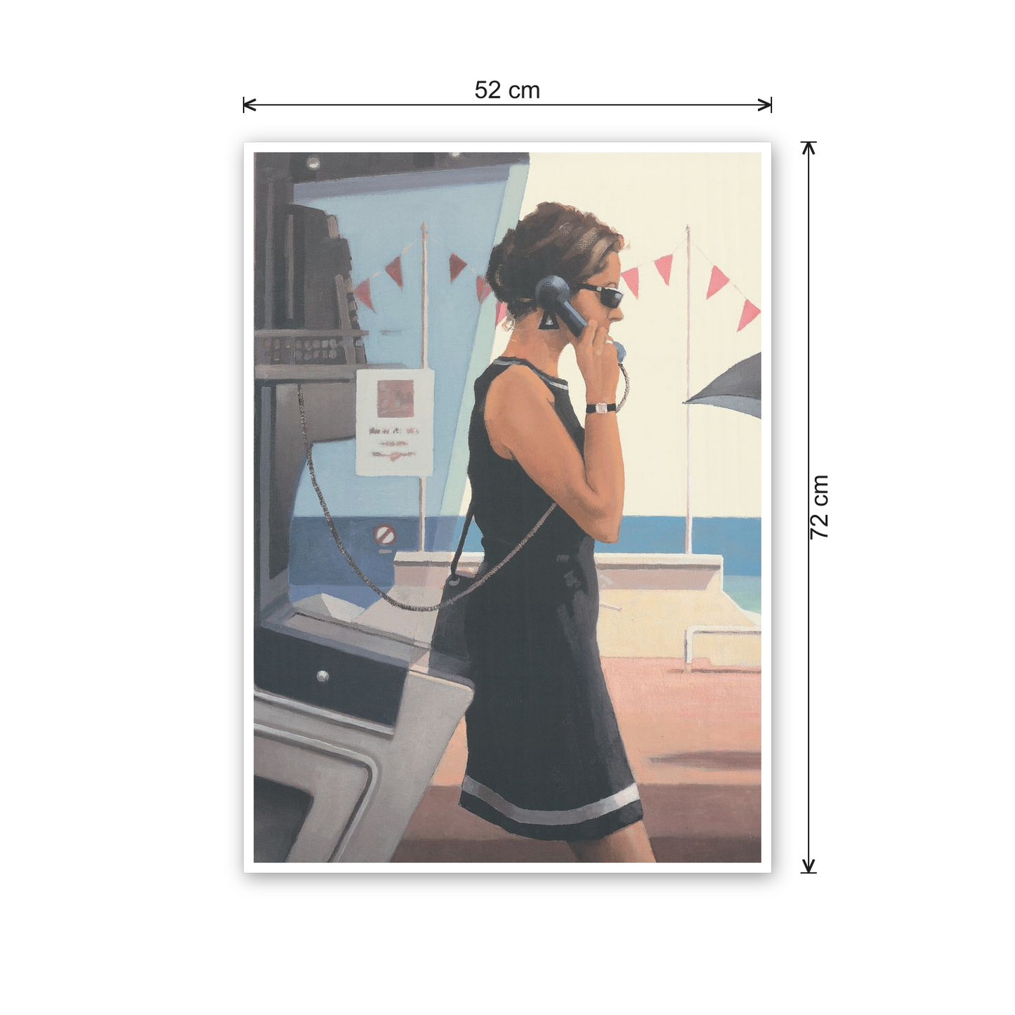 Homage to Vettriano - Her Secret Life - cm 52x72 - Poster