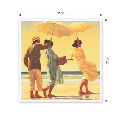 Homage to Vettriano - The Pic Nic Party cm 50x50 - misure